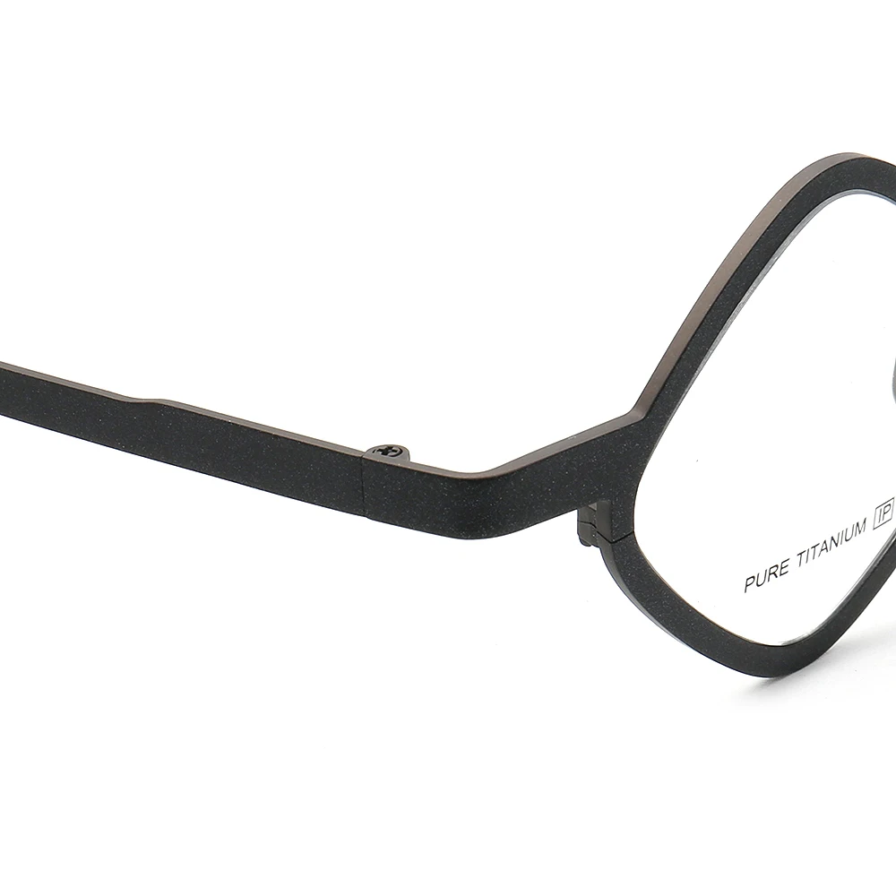 Square Men Glasses Frame Women Optical Eyeglasses Frames Pure Titanium Fashion Retro Metal Spectacles Rx Eyewear Lightweight