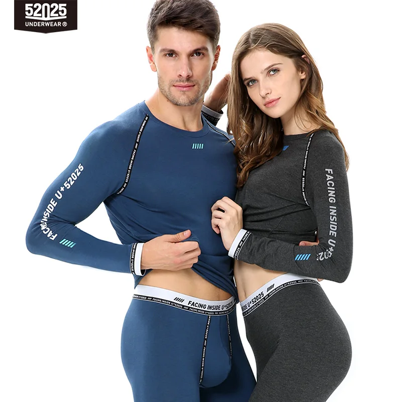 52025 Trendy Men Women Thermal Underwear Cotton Modal Fashion Long Johns Thin Comfortable Spring Summer Autumn