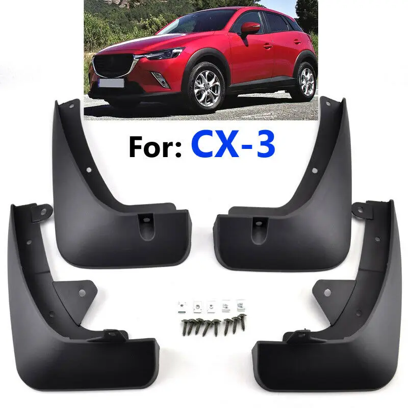 

Брызговики для Mazda CX-3 2016-2020, брызговики для колес, автомобильные аксессуары, стильная защита, подходит для CX3 2016-2020