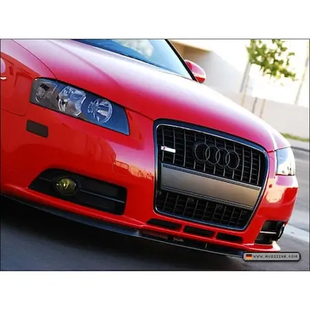 For Audi S4 RS4 B7 A4 CUPRA R FRONT SPOILER BUMPER LIP Euro Spoiler Lip Universal 3 pcs Body Kit