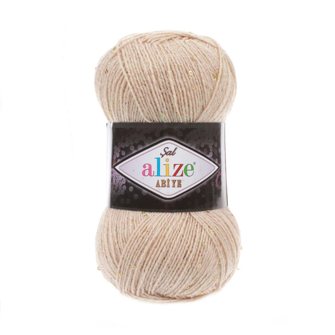 Alize Sal Abiye Yarn 100 g - 410 m Alize Shawl Evening Dress Shawl-Scarf Yarn Silvery Yarn