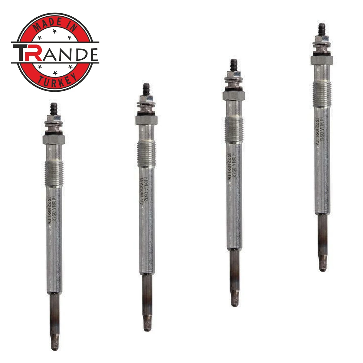 Trande Diesel Engine Heater Glow Plug 4 Pcs 11V For 1214322 Made In Turkey Trande Store Guarantee