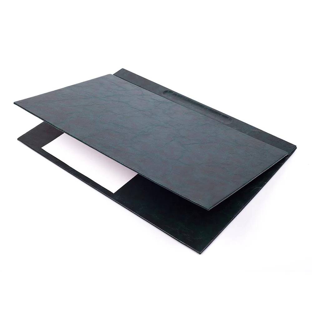 Couro almofada de mesa com capa organizador de mesa acessórios de escritório acessórios de mesa material de escritório organizador de escritório