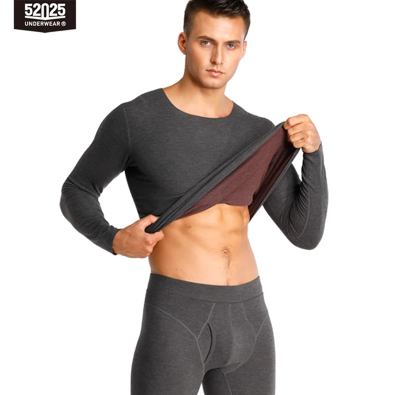 52025 Men Thermal Underwear Women Thermal Underwear Reversible Double-sided Warm Seamless Premium Quality Long Johns Men Thermal