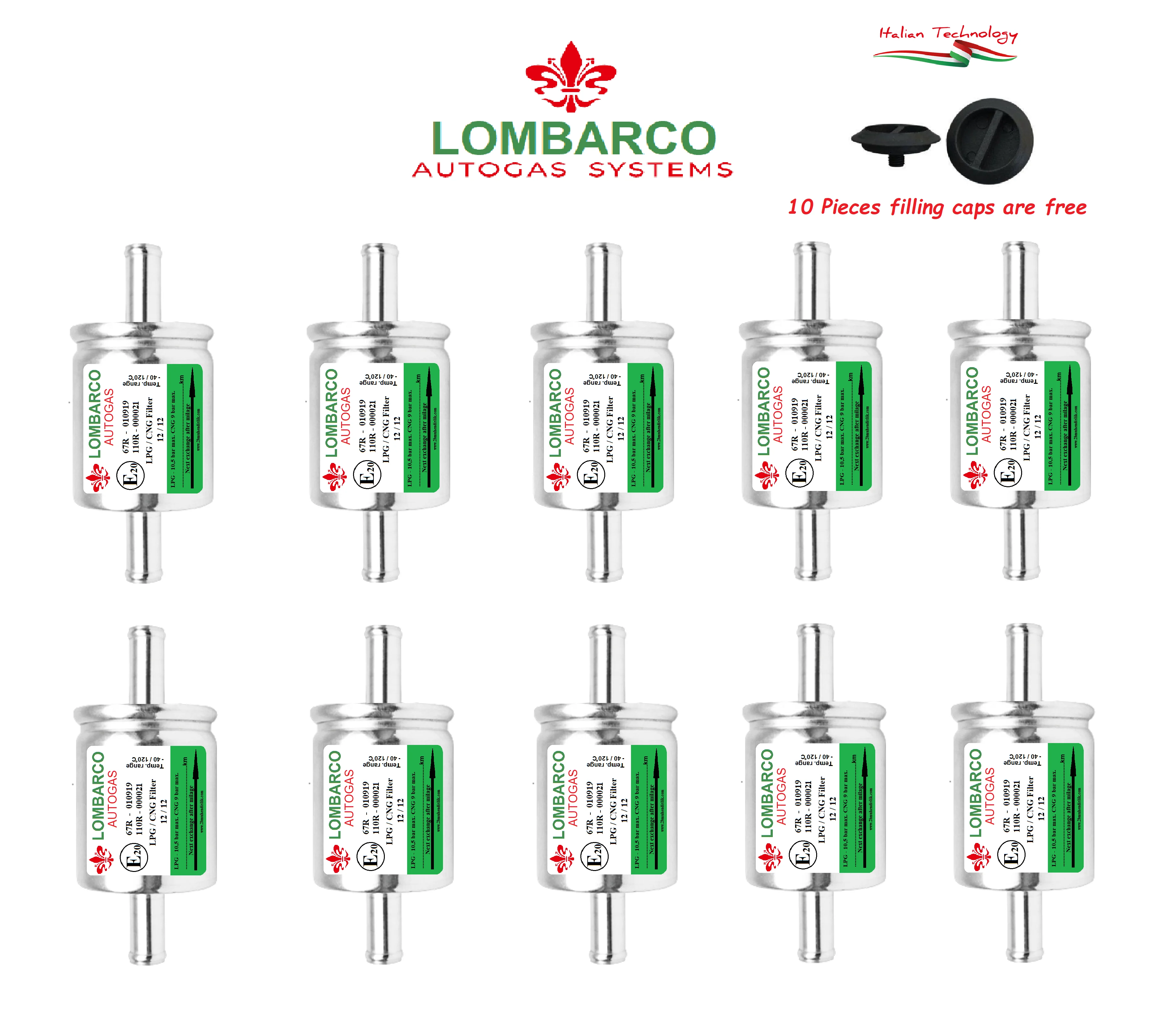 

LPG CNG GPL Lombarco Filters x 10 Pieces Zenit Digitronic EuropeGas Stag KME BRC Zavoli TA Lovato Cangas Spark Atiker All Type