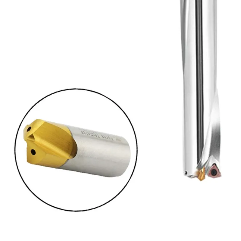 Imagem -05 - Sanai-indexável Deep Drilling Bit para Carbide Inserções Broca Torno Cnc Posição Fix 6d 8d Wpd Série Wcmx Wcmt