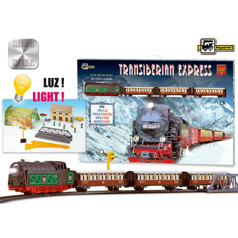 Pequetren, Transiberian Express Train, the gift for collectors and children (450)