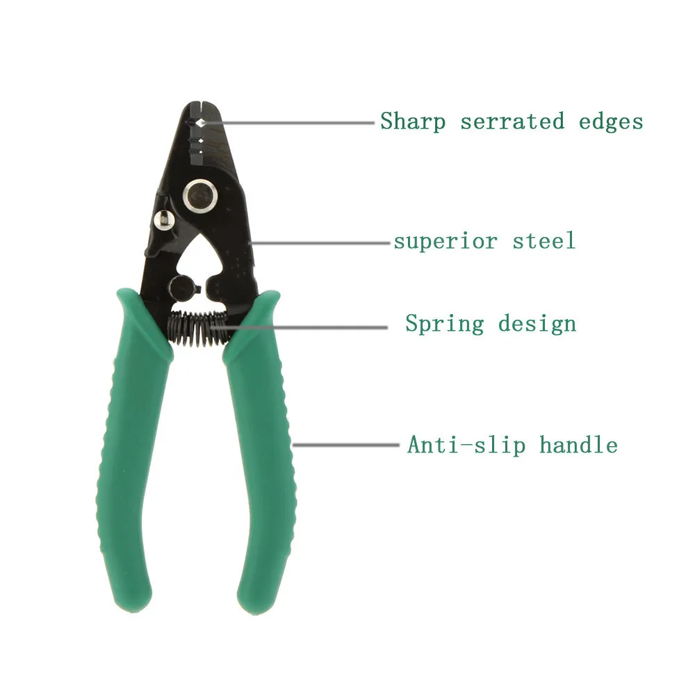 8PK-326 clamp Fiber stripping pliers 8PK-326 Tri-Hole Fiber Optic Stripper 8PK-326 FTTH FIber Wire stripper 1pcs