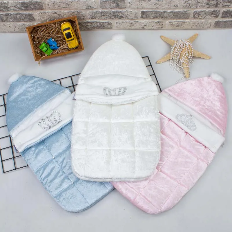 

Baby swaddle newborn girl boy bottom opening set velvet fabric Babies girls daily soft comfortable Baby boy Toddler beds Blanket