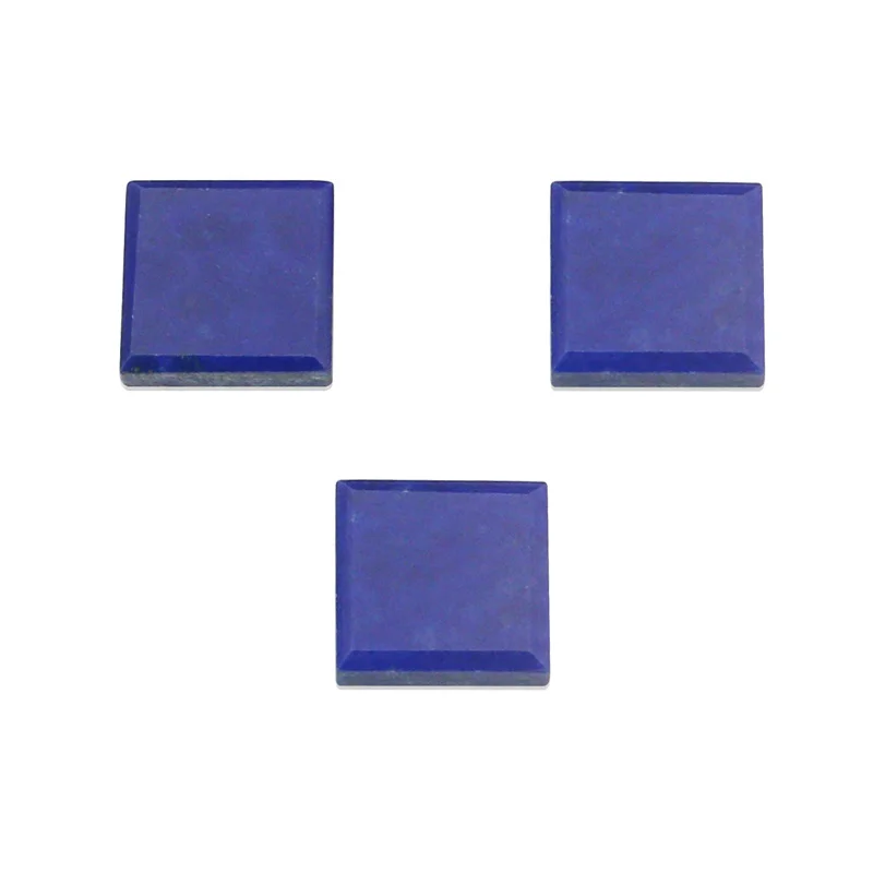 

Lapis-lazuli Cabochon Cab Flat Square10x10mm Natural Semiprecious Stone For Jewelry Making Craft DIY Ring Earrings Pendant