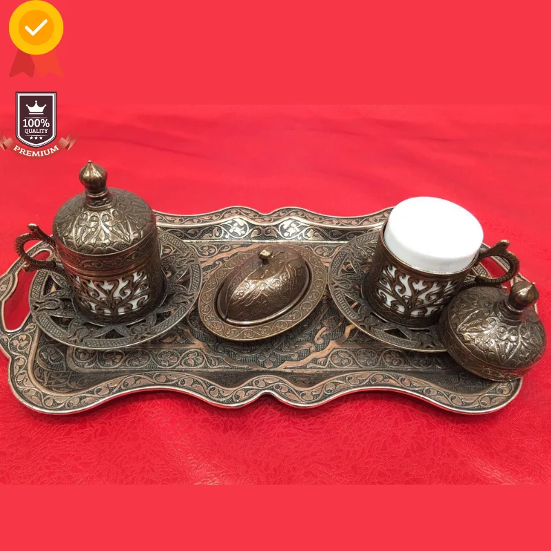 2 Pieces Turkish Coffee Set Coffee Cups Tea set glass cup Tableware espresso cups drinkware Tea pair set cups coffee service