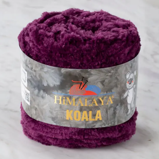 Himalaya Koala Eyelash Yarn Fluffy Feather Knitting Crochet 100g Fur Wool Cotton Soft Amigurumi Plush Bulky Alize YarnArt Mink