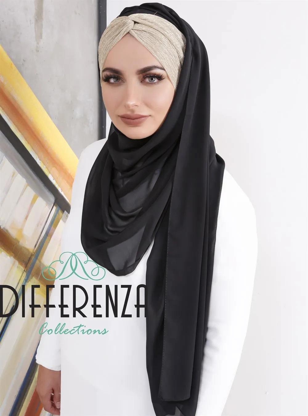 Turbante Hijab para mujer, pañuelo de cabeza femenino, nudo de gasa, ropa musulmana, accesorio de ropa islámica, Abaya de Dubai, وشح