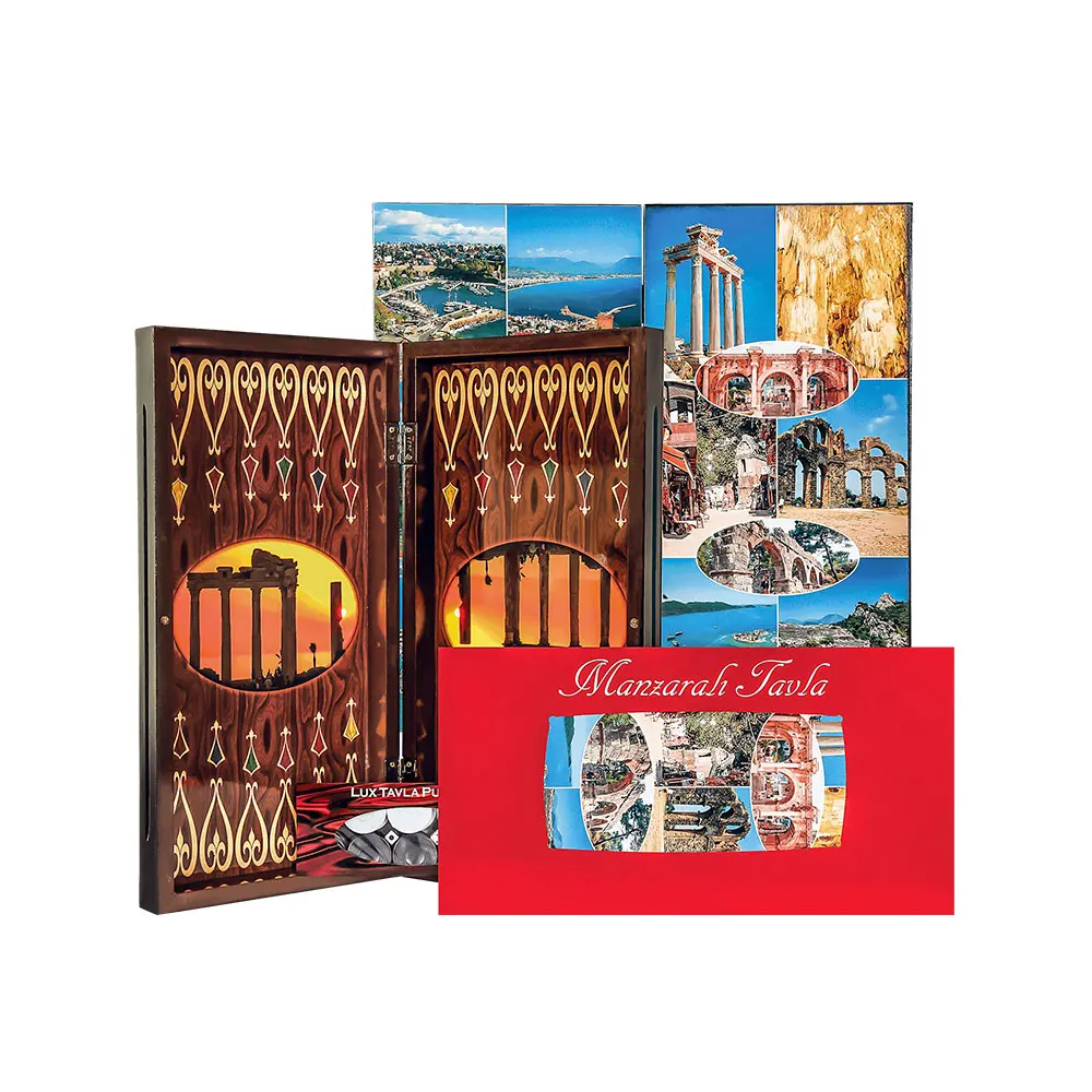 Work Scenic Polyester Backgammon Antalya Tourist Big size