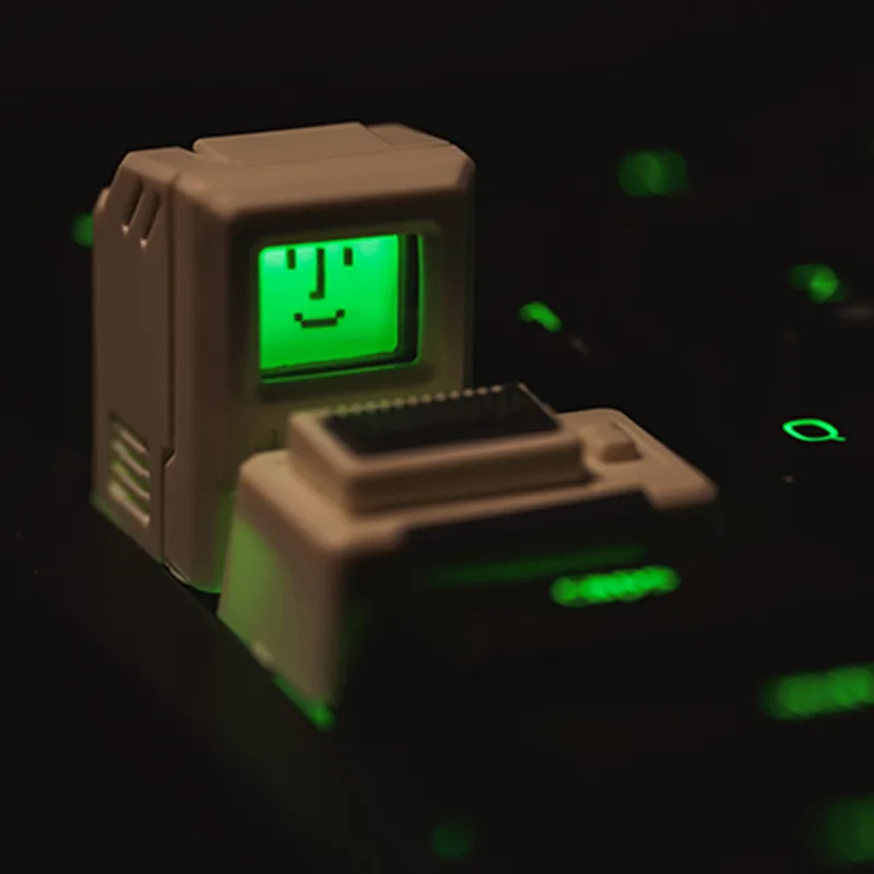 Keycap personalizzato Macintosh 1980s Retro Keycap trasparente 3D Artisan ESC Keycaps per tastiera meccanica Mx Cherry