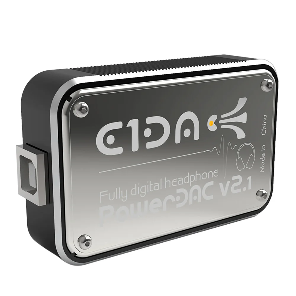 

E1DA Power DAC V2.1 Headphone Amplifier PEQ DSP BLE DAC with 2.5/3.5 Adapter, Type B to A Cable