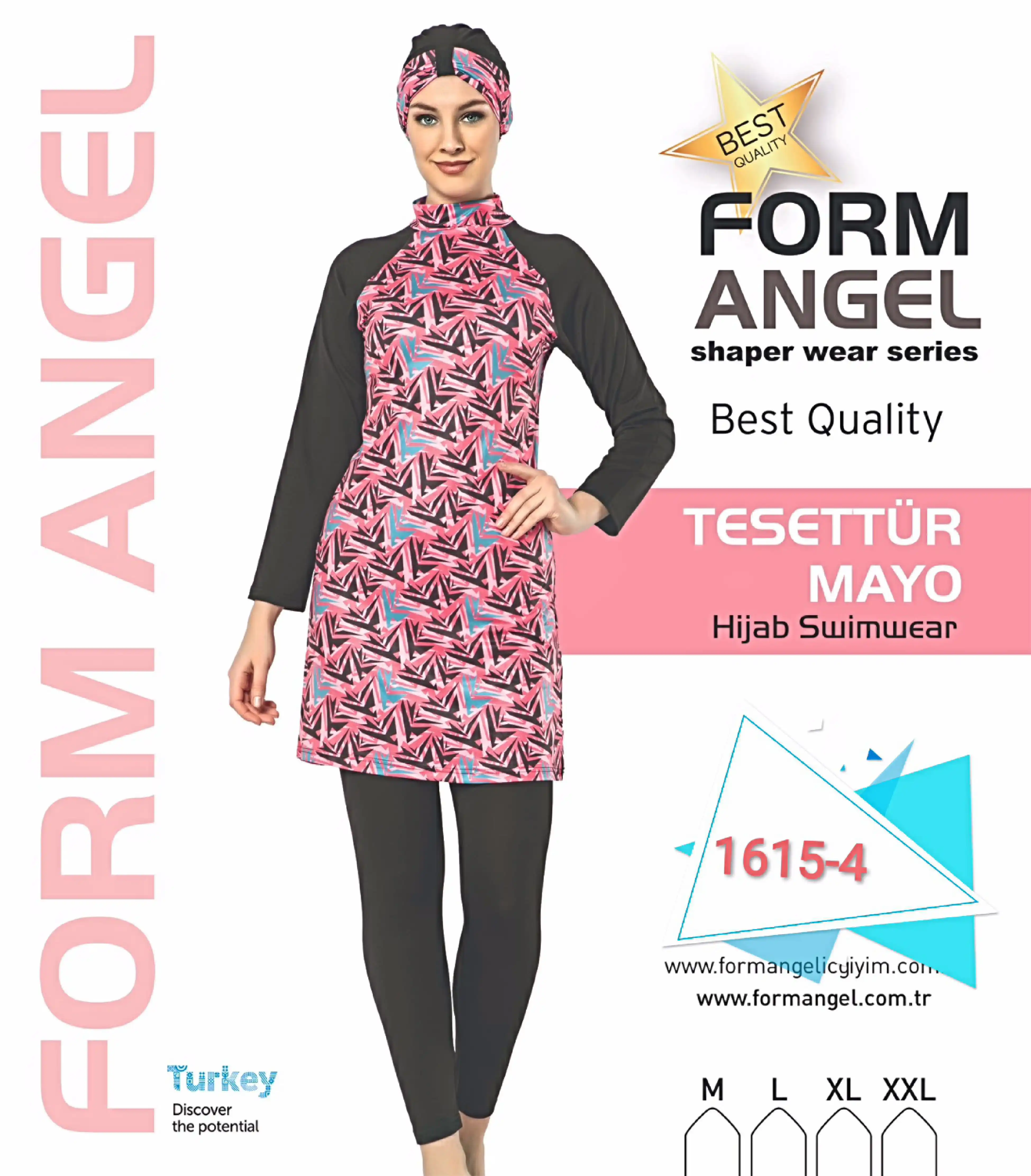 Dicht Spiel Rosa Muster Lycra Qualität Neue Modell Hijab Innen badeanzug 3 stück