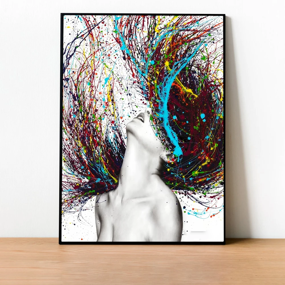 

Color Painted Graffiti Posters Wall Art Prints Dance Painting Ballet Actress Men Girl Bedroom Home Decor Living Room Decoration