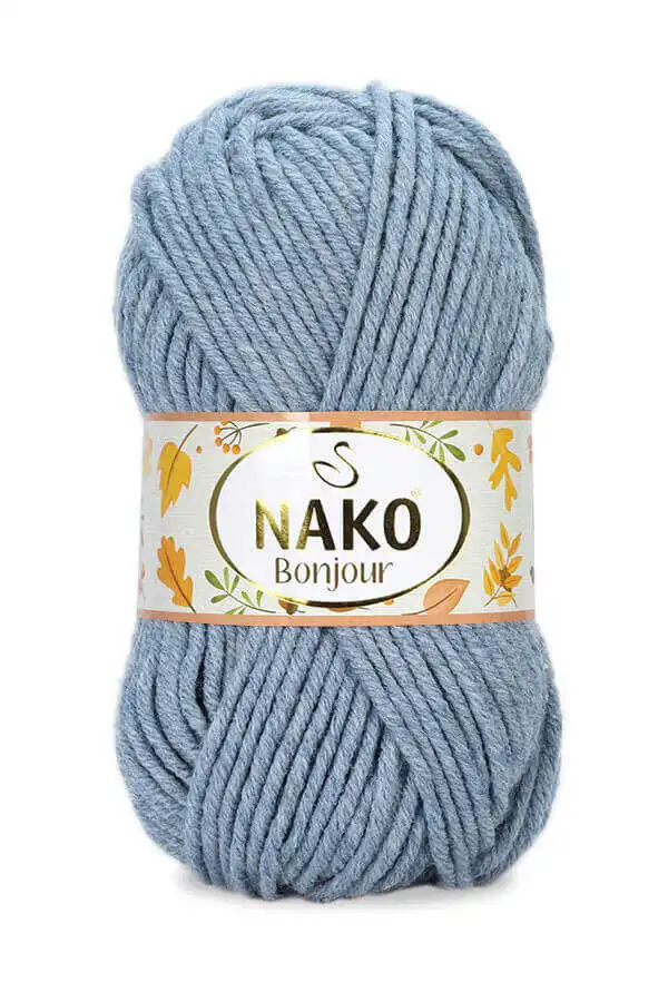 Polyamid Knitted Yarn - 13 Color Options - 110 Meters(100gr) - Knitting Yarn Ball - Nako Bonjour - Premium Acrylic - Sweaters - Cardigans - Vests - Scarves - Berets - Accessory Materials - DIY