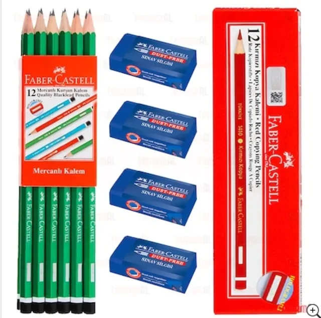 FABER CASTELL SPECIAL EXAM MARKER 2B PENCIL 3 PCS 8690826122 438462624