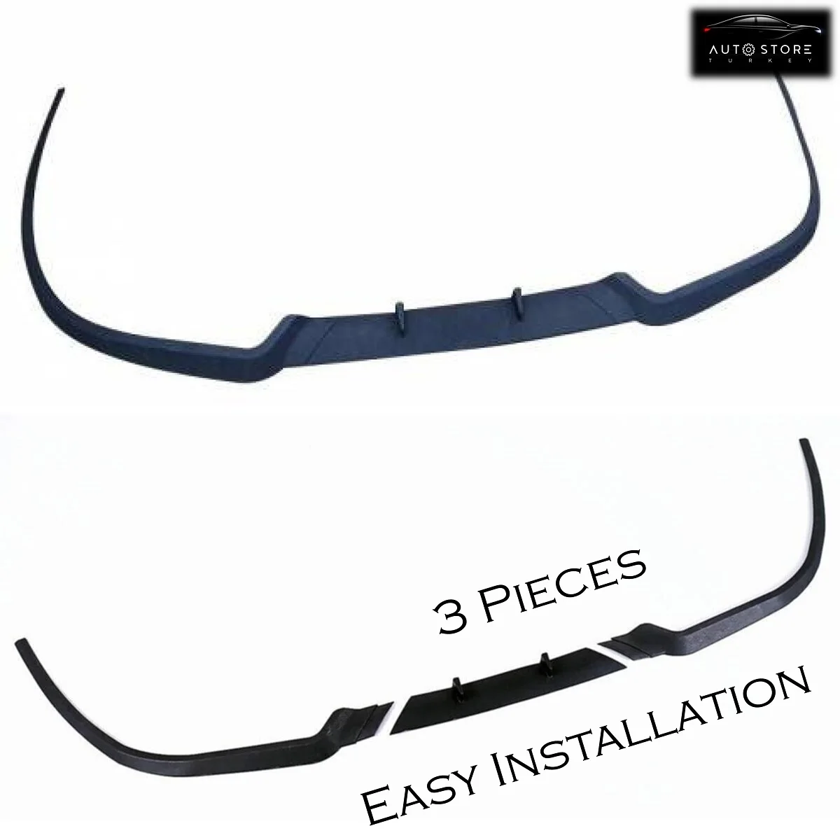 For Audi A4 B7 S4 RS4 FR Bumper Lip Car Accessories Automotive Products Tuning Spoiler Universal Exterior Body Kit Front 3pcs