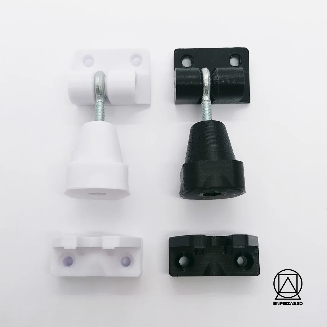 Pomo para cierre de ventana caravana, plástico reforzado con tornillería metálica standard compatible con la mayoría de ventanas de caravanas del mercado, Hobby. Airstream. Knaus. Moncayo. Sun Roller. Tabert. Sterckema