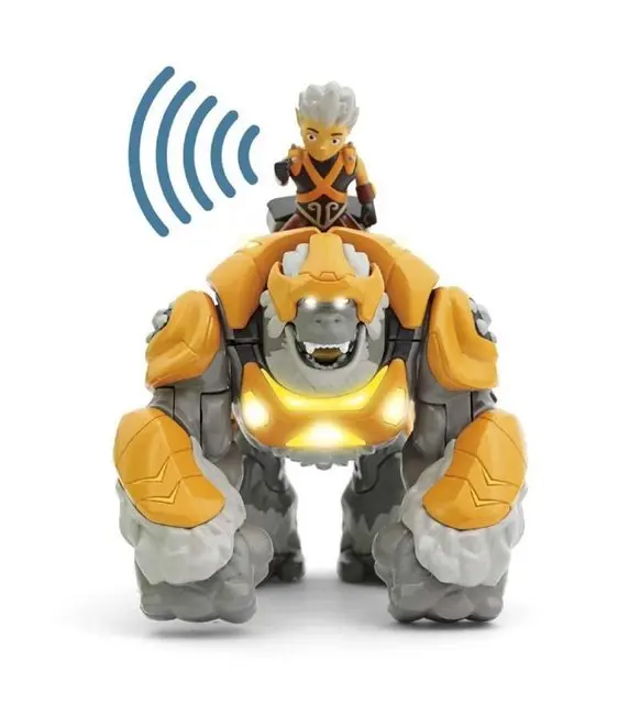 Gormiti светящийся хипер монстр и защитный Gorok Trek Pyron Riff Мужская игрушка для детей мультяшный персонаж игровая фигурка