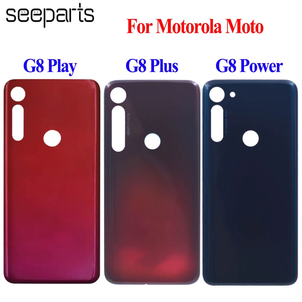 

For Motorola Moto G8 Battery Door Back Cover Housing For Moto G8 Play Back Cover Housing G8 Plus Battery Cover G8 Power Cover