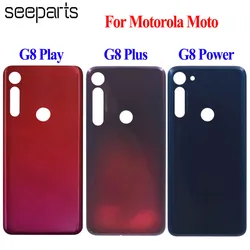 For Motorola Moto G8 Battery Door Back Cover Housing For Moto G8 Play Back Cover Housing G8 Plus Battery Cover G8 Power Cover