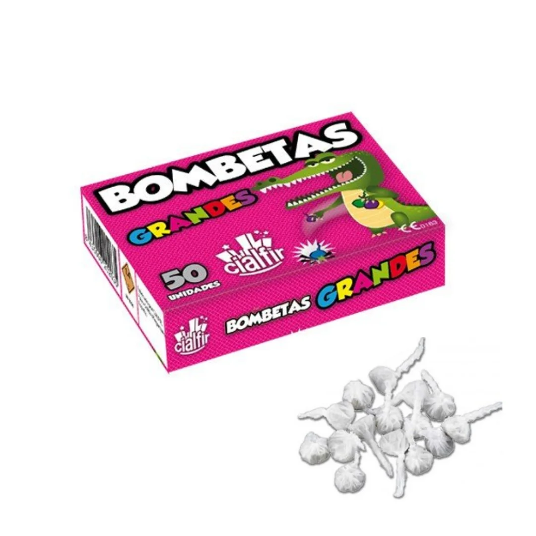 KROWN - Pack 10 Bombs, Pompettes Pompoms, Children's firecrackers, (50 x Pack) Party Accessories, Anniversaries, Birthday, Baby Shower, Events