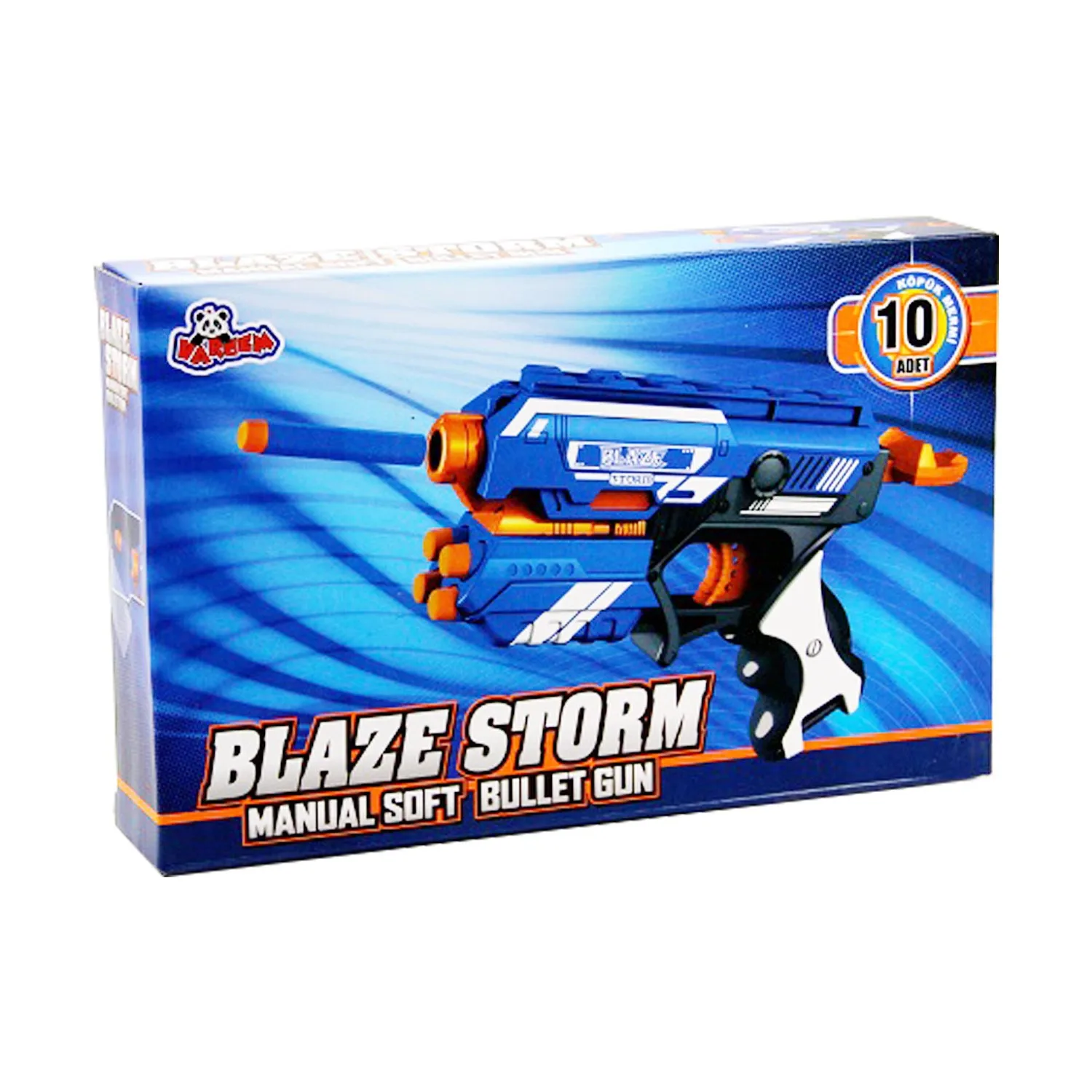 Blaze Storm Sponge Scorer Gun 10 Pcs Soft Projectile, Plastic Child Gun Soft Bullet Gun