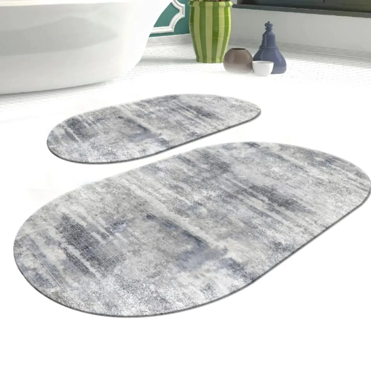 Bathroom Carpet 50x60 60x100 cm Super Absorbent Floor Anti Slip Quick Drying Bathroom Mat Floor Carpet easy To Clean