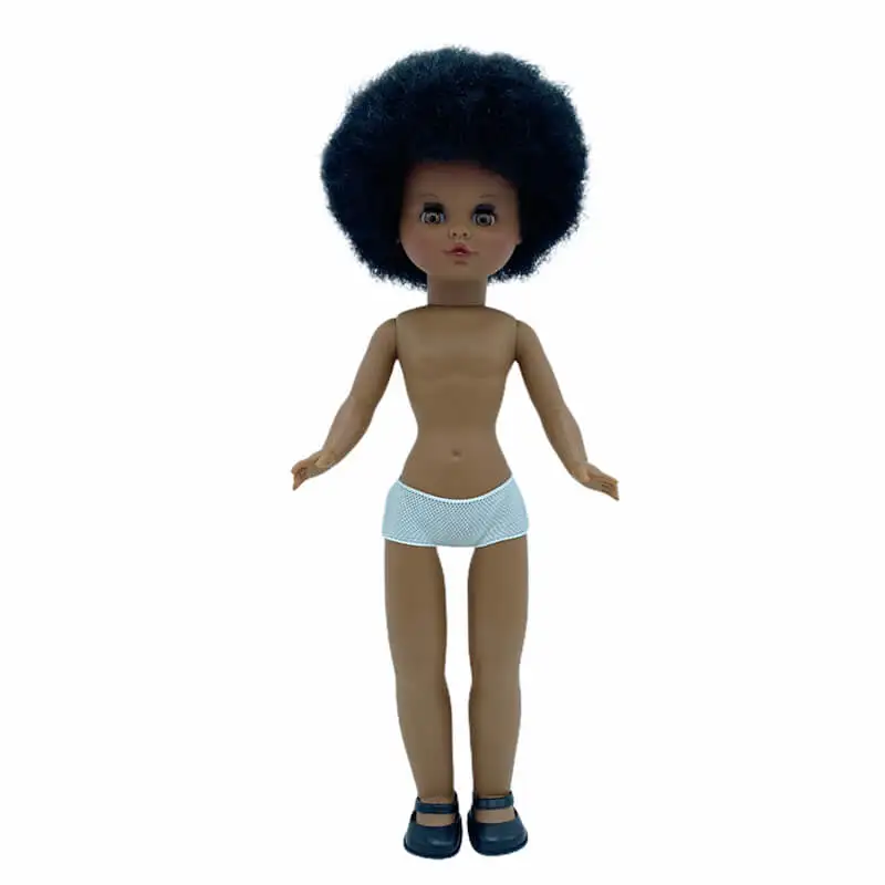 Sintra Collection Doll original Black mulata Nude 2021 40 cm Limited Edition 100% Vinyl. Made in Spain by Folk handicraft