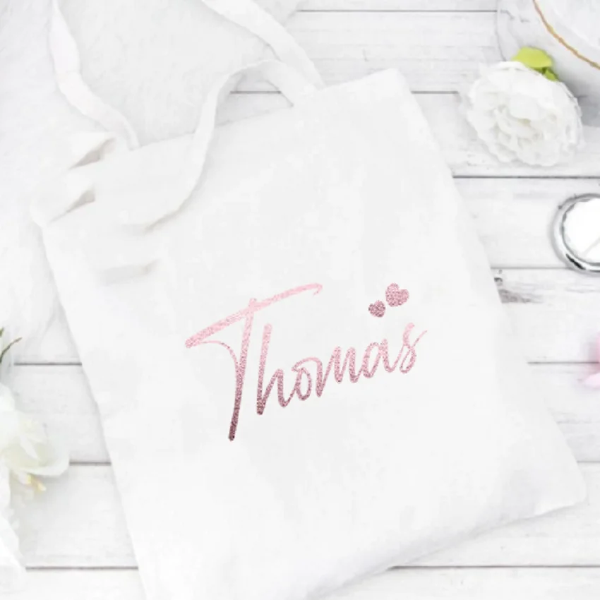 Personalized Tote Bag Bridesmaid Cotton Canvas Tote Bag Proposal Gift Women Canvas Shopping Bag Bachelorette Party Favors Gift