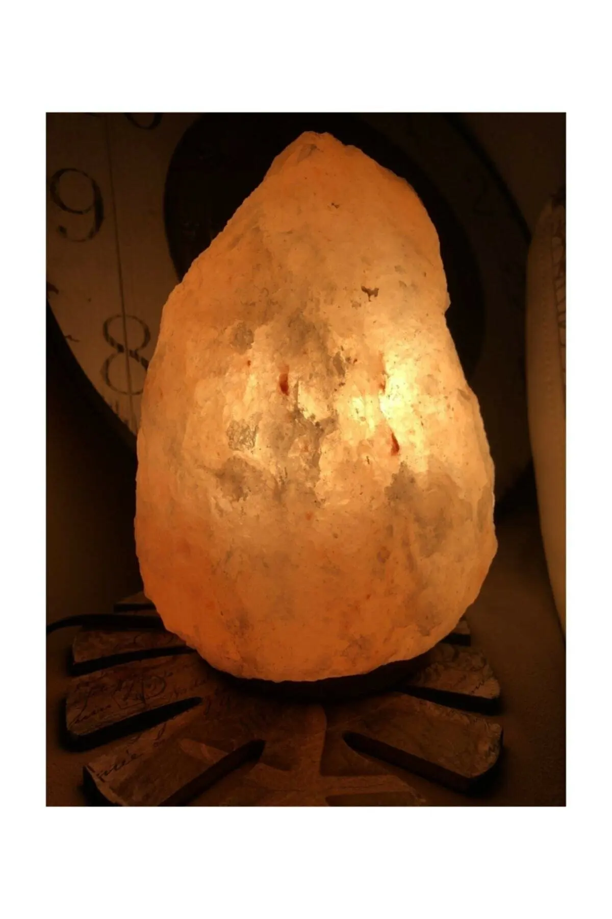 Himalayan Original Rock Salt Night Lamp Table Lamp Desk Lamp Table Lamp For Bedroom Decorative Rock Lamp