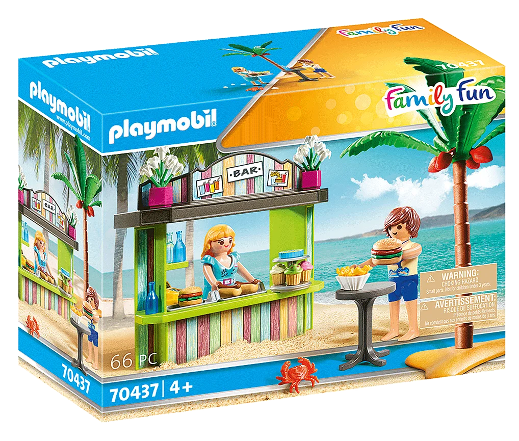 Playmobil Snack Bar, 70437, original, toys, boys, girls, gifts, collector, figures, dolls, shop, with box, new, man, woman, official license, clicks