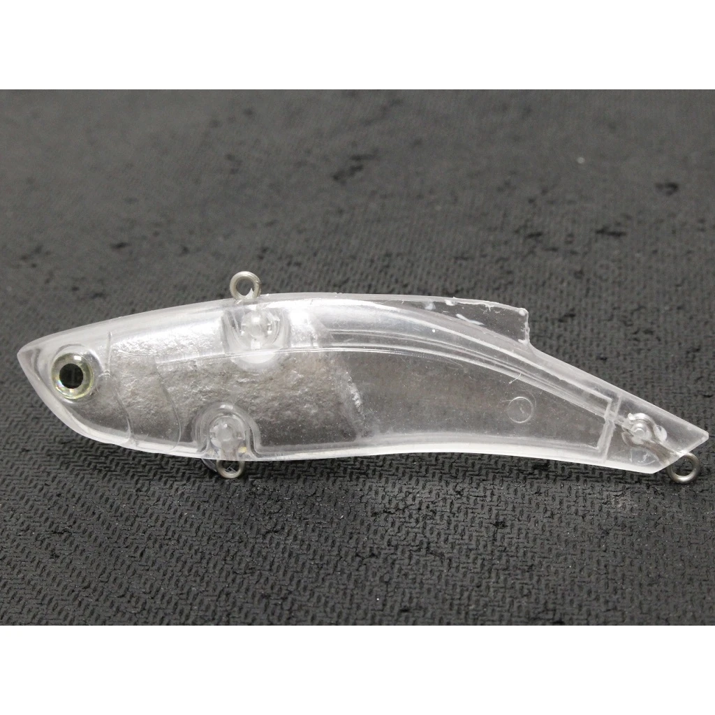 

wLure Heavy Body 32g Lipless Blank Unpainted White Color Bait Wide Profile Tight Wiggle for Sea Saltwater Fishing UPL676L