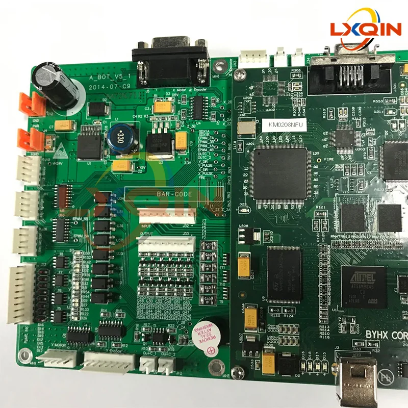 Imagem -04 - Lxqin Byhx Km1024 Placa Principal para Konica 1024 Cabeça de Impressão para Allwin Docan Xuli Humano Flora Myjet Impressora Placa Principal Byhx