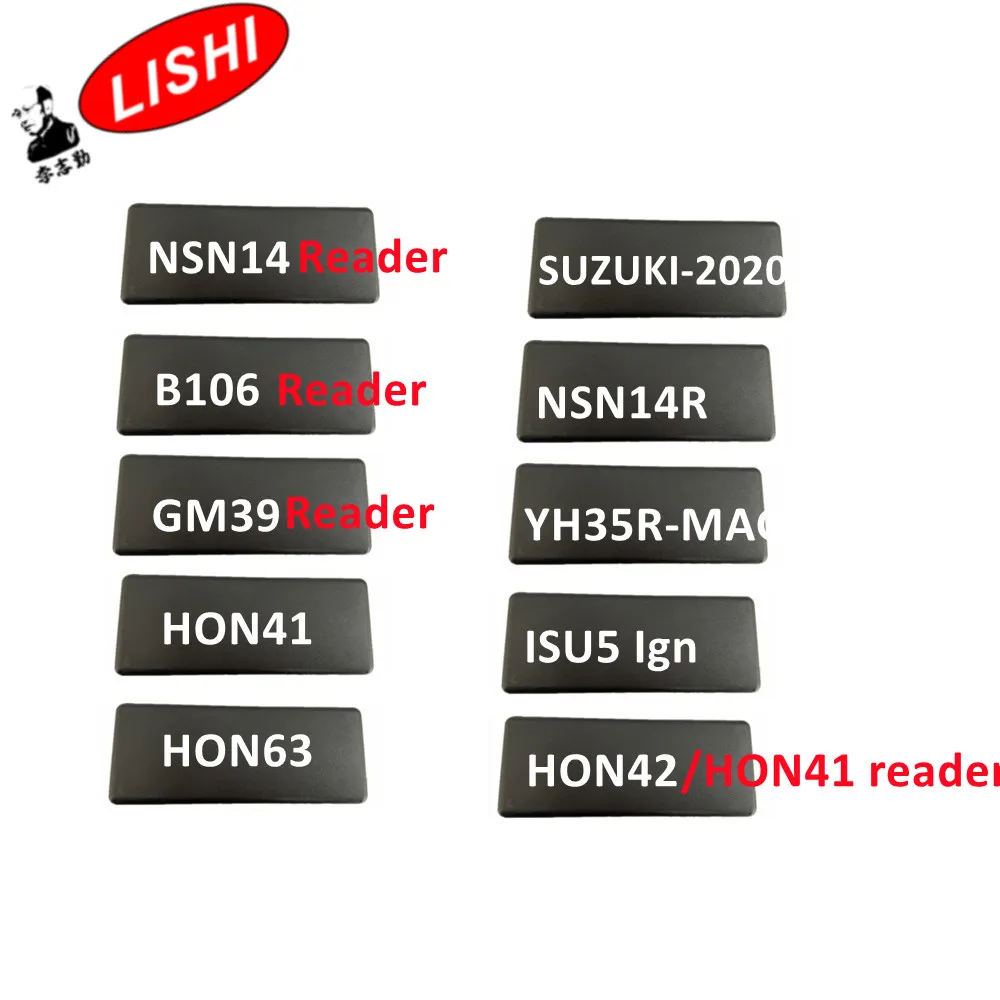 

Инструмент Lishi HU66 HON42 HON41 2 в 1 NSN14 B106 GM39 ISU5 Ign YH35R-MAG, NSN14R dr bt зажигание Lishi слесарный инструмент