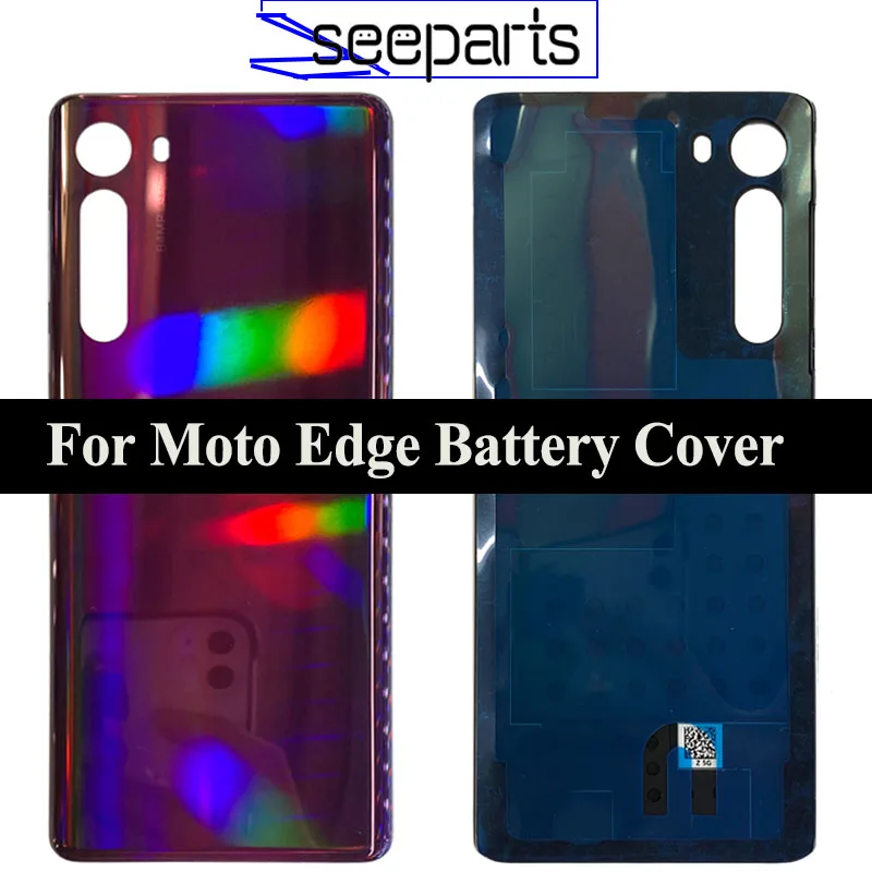 

New 6.7" For Motorola Edge Battery Cover For Moto Edge Back Cover Door Housing Battery Door Cover