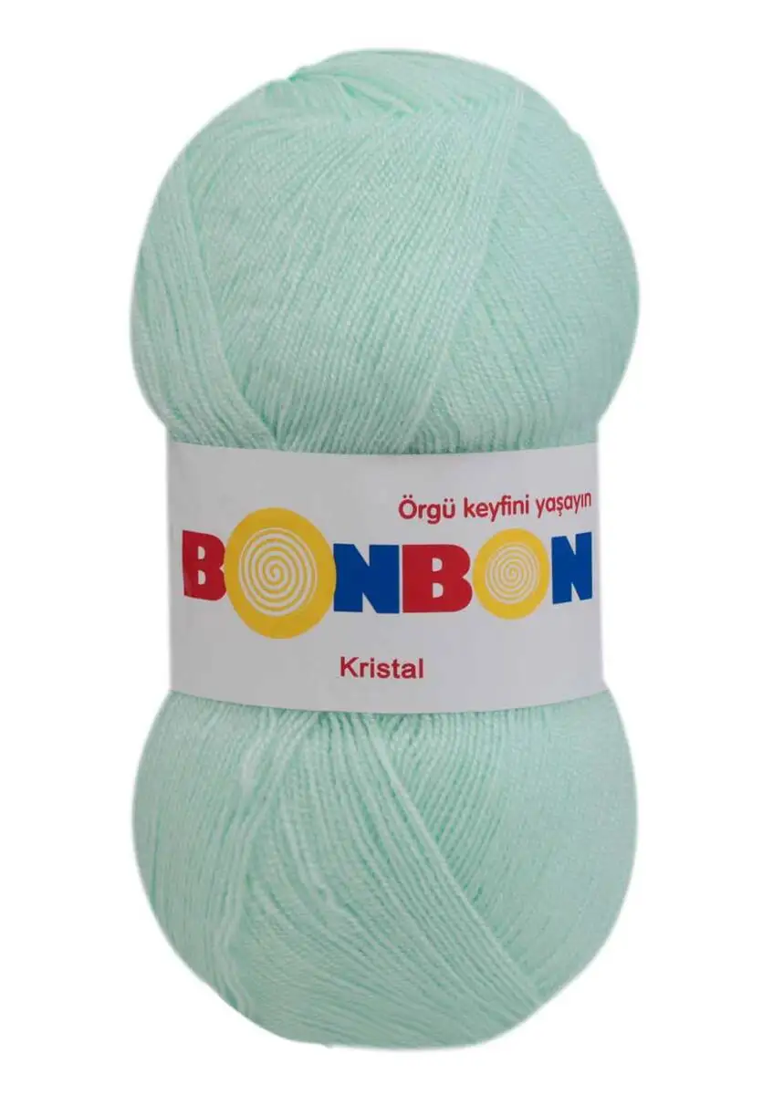 Yarn 1 Set (3 Balls) Nako Bonbon Kristal Knitting Yarn (1 Ball: 100 Grams / 475 Meters) Crochet Tool Kit