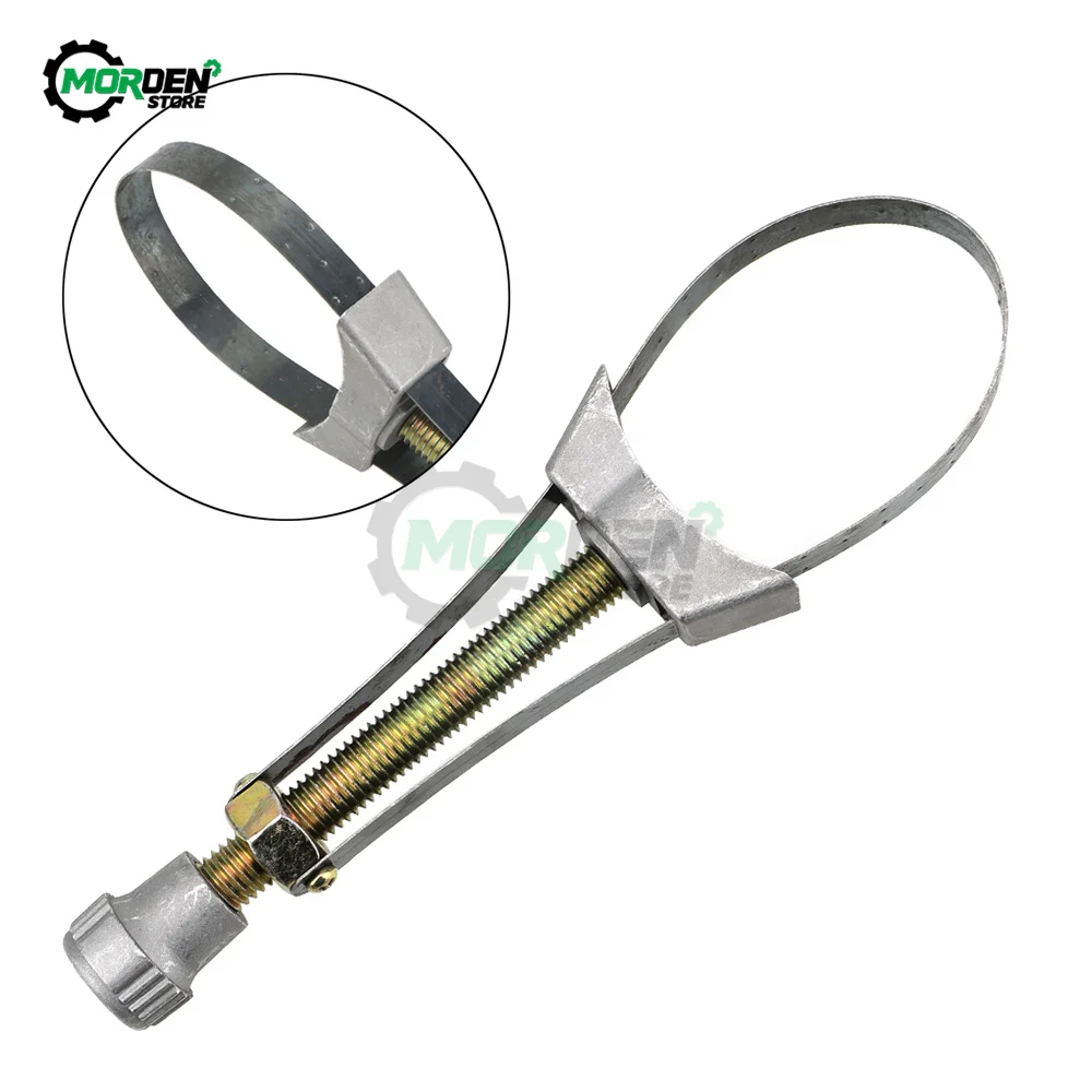 Car Auto Oil Filter Removal Tool Strap Wrench Adjustable 60mm To 120mm for Motor Vehicle Repair Tools