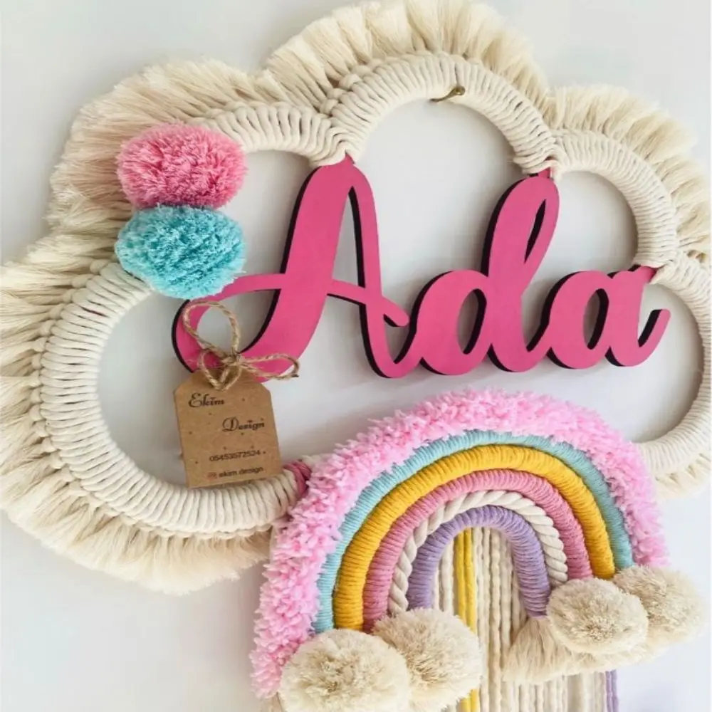 Macrame Hand-Made Door Wall Ornament Are Customized Wedding Engagement Wedding Party All Kinds Of Events And in the Organization With You