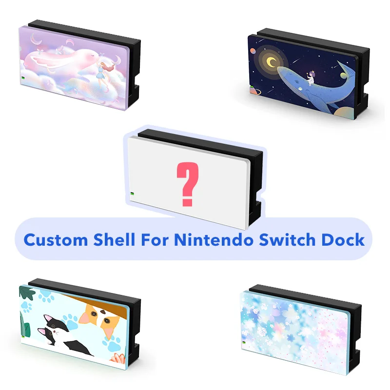 

Protective Hard Shell For Nintendo Switch Dock Custom Case Gaming Japanese Anime Manga Decoration Decal Cover