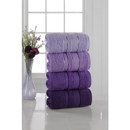 Julia 50 x 85 cm Softy Towel Set 4-, Turkey from Fast Delivery