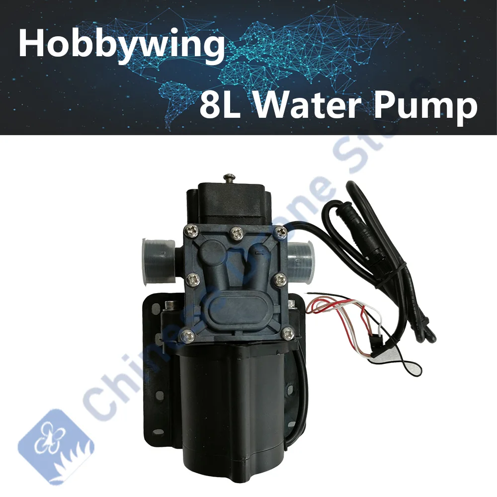 Hobbywing Integrated Water Pump 8L Brushless Combo 10A 12S 14S V1 Sprayer Diaphragm for Plant Agriculture UAV Drone