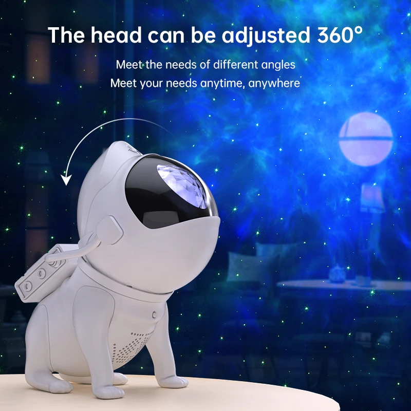 Raum Hund Nachtlicht Galaxy Stern Astronaut Projektor App Nebula Lampen Led-leuchten Für Kinder Schlafzimmer Dekorative Geburtstag Geschenk