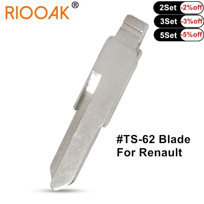 

10pcs KD VVDI JMD Remote Key Blade Replacement Car Remote Blank Key Blade #TS-62 Y62 for Renault