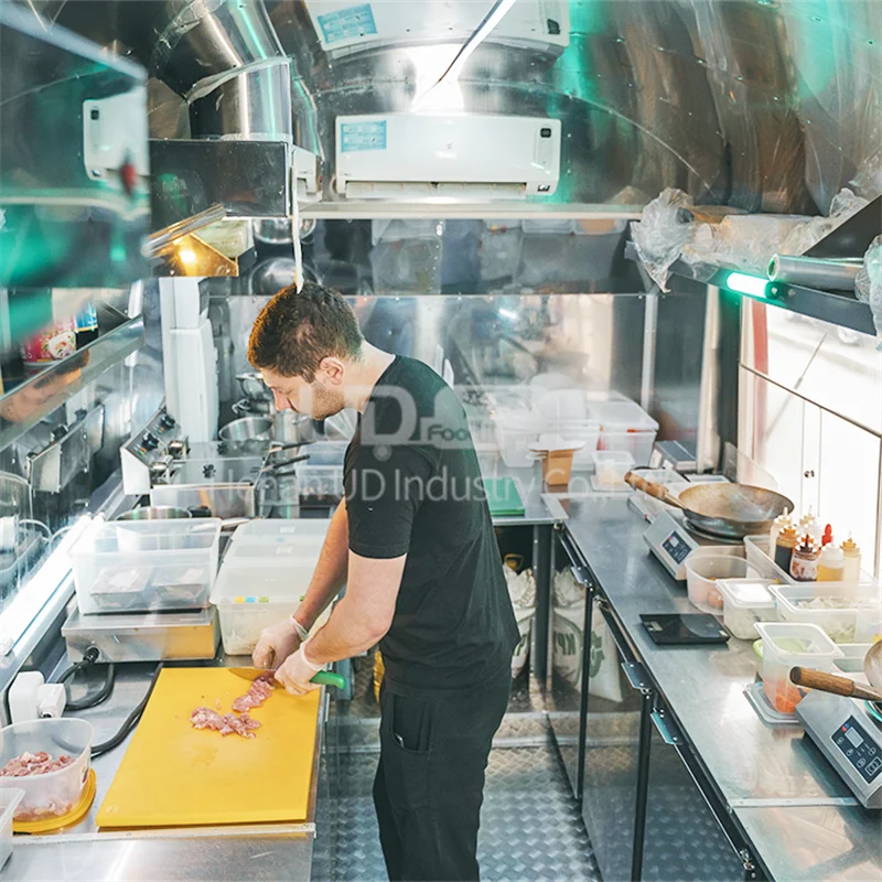 Lanches de sorvete, lanches para clientes móveis roupas para lojas de comidas caminhões