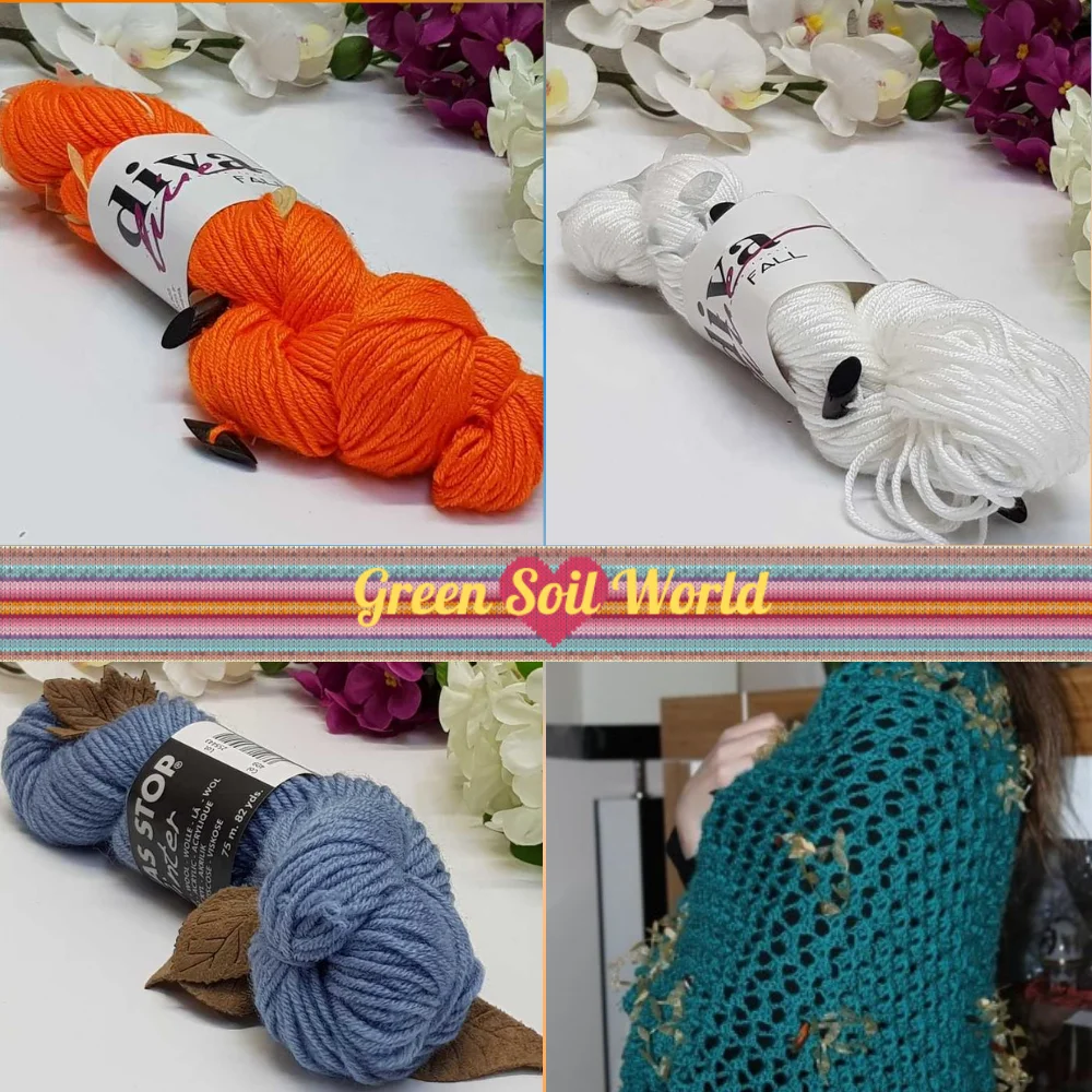 Fall Yarn - Premium Knitted Yarn - 22 Color Options - 100 Meter (50gr) - Accessory Materials - Sweater - Booties - Hobby - Blouse - Shawls - Scarf - Vest - Cardigans - Beanie - Home Textile - Fantasy Knitted - DIY